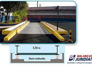 Balança rodoviária pesagem por eixo